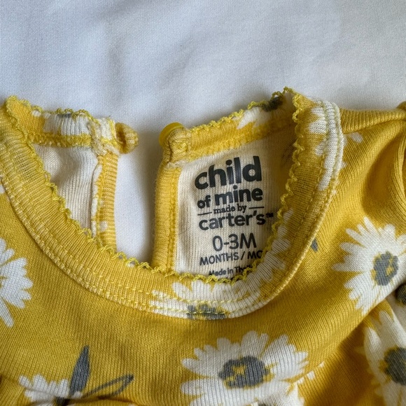 0-3 MONTHS Baby Girl onesie Dress - Picture 2 of 3